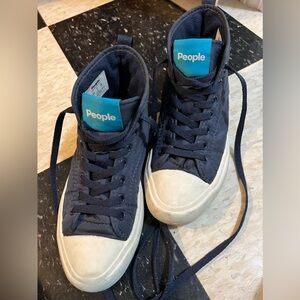 Navy People Hightops